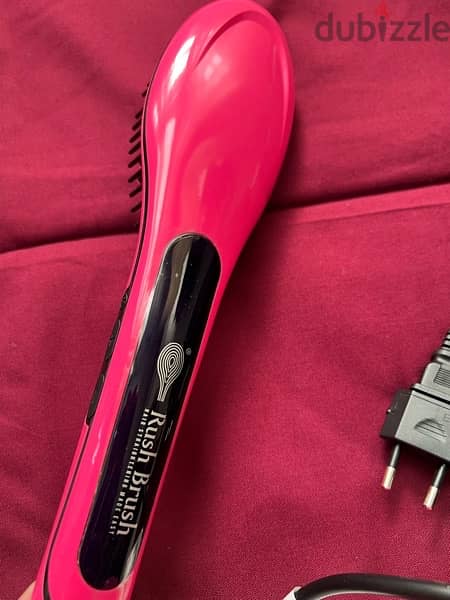 RUSH BRUSH hair straightener hot brush فرشاة تصفيف للشعر 7