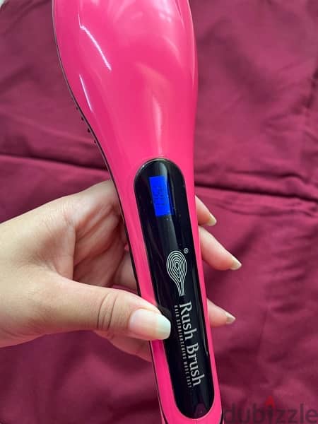 RUSH BRUSH hair straightener hot brush فرشاة تصفيف للشعر 8