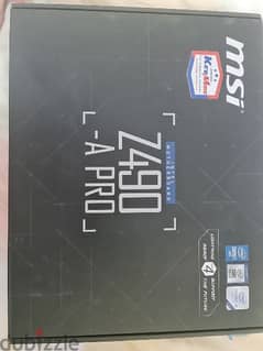 Motherboard Msi Z490 used like new
ا