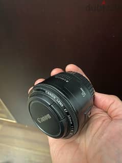 Canan 50mm lens f1.8 STM