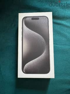 iPhone 15 pro 256 GB Black