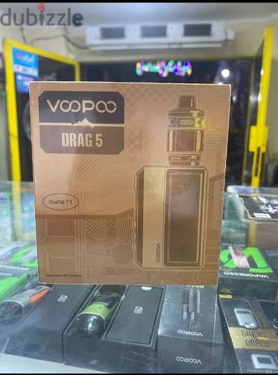 DRAG 5 VOOPOO VAPE New دراج 5 فوبو الاصدار الاخير جديد متبرشم