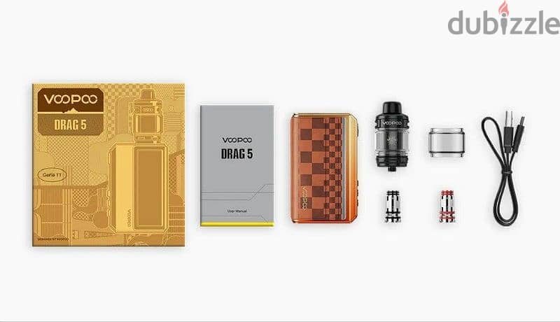 DRAG 5 VOOPOO VAPE New دراج 5 فوبو الاصدار الاخير جديد متبرشم 6