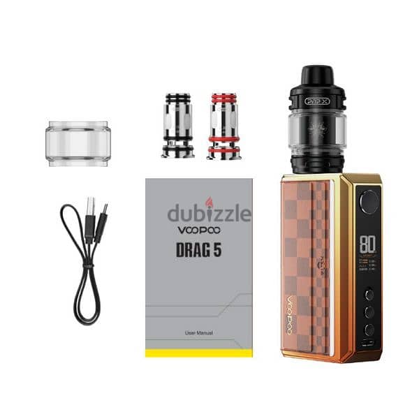 DRAG 5 VOOPOO VAPE New دراج 5 فوبو الاصدار الاخير جديد متبرشم 8