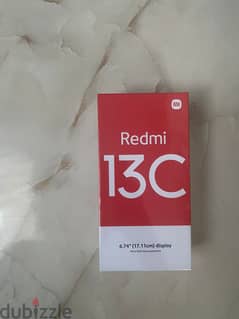 موبيل جديد متبرشم Redmi 13C BLACK 6GB RAM 128GB ROM 5000MAH 0