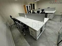 خلية عمل work station - Partition خشب mdf مقاس الفرد ١٠٠*٦٠سم