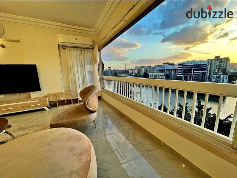 Hotel apartment for sale in reve du nil , on Maadi Corniche with appliances ,90m 5