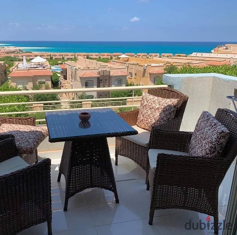 Double view chalet (sea + lagoon) without down payment and installments over 10 years for sale in Telal Sokhna village 0