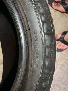 ٤ كاوتش ميشلان مقاس  225/55 R18