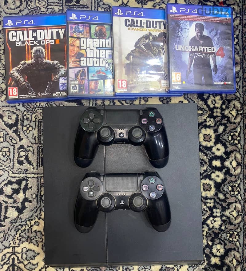 PS4 Fat 500 GB Good Condition 0