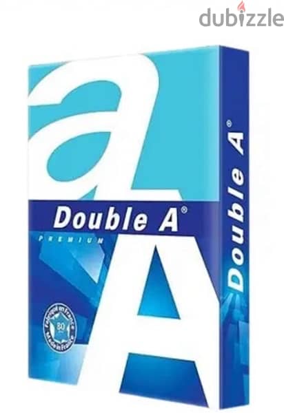 ورق ابيض  A4 للطباعة double A وزن الورقه 80g 0