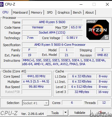 بندل  ryzen 5 5600-b450-ram 16gb 3