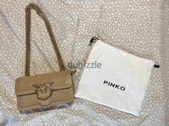 Pinko Beige Crossbody/Shoulder Bag