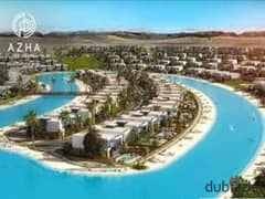 Furnished standalone direct lagoon in Azha sokhna