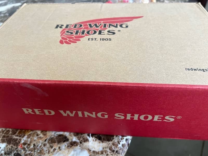 سيفتي ريد وينج اصلي جديد بالكرتونه ٤٤Redwing safety Shoes new 44 4