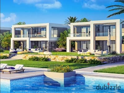 Apartment for sale, 223 m², ultra super luxury in Mazarine New Alamein Compound with a lagoon view.