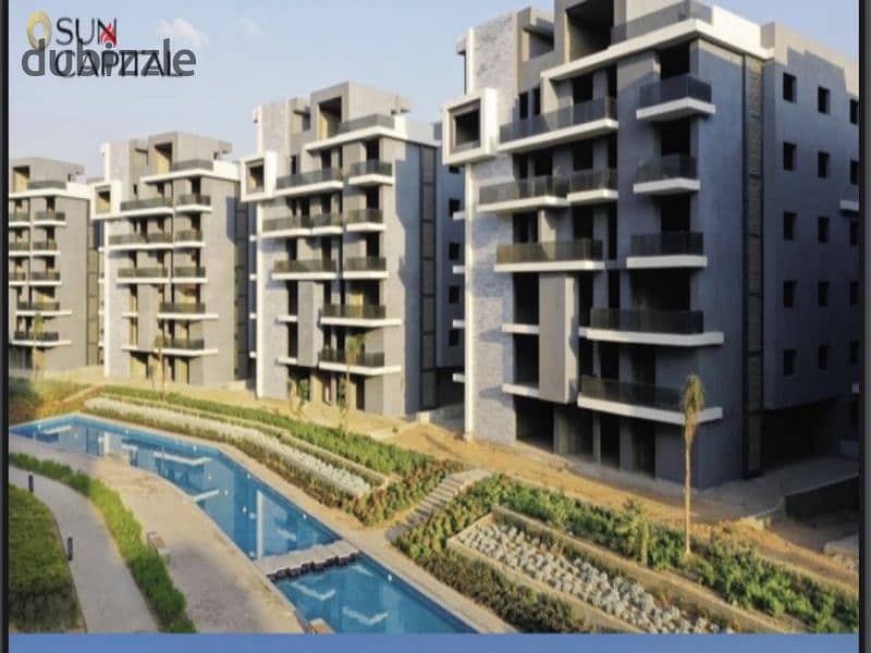 With a 10% down payment, own an apartment in October, immediate delivery, on the landscape, in Sun Capital Compound. 0