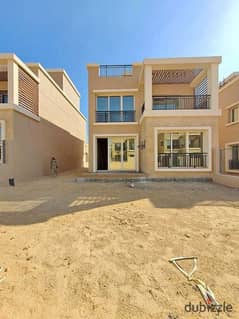 villa for sale in sarai new cairo in installment prime location next to madinty