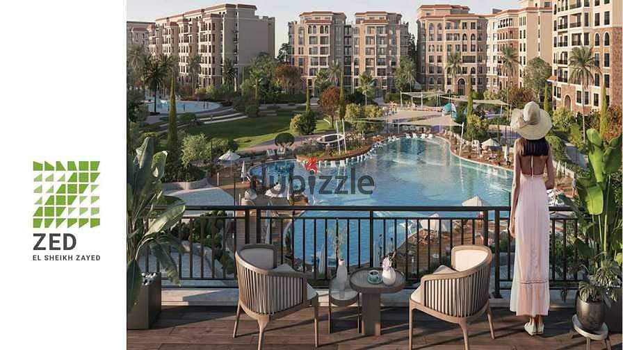 Apartment for sale 185m finished in Zed West Towers, Sheikh Zayed, in installments Ora Zed West 0