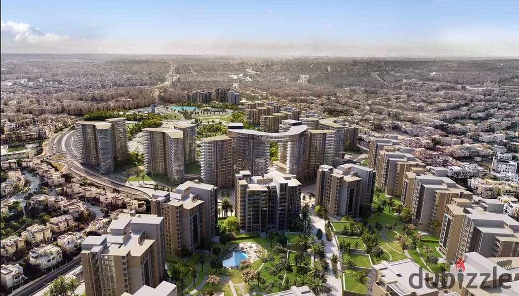 Apartment for sale 185m finished in Zed West Towers, Sheikh Zayed, in installments Ora Zed West 12