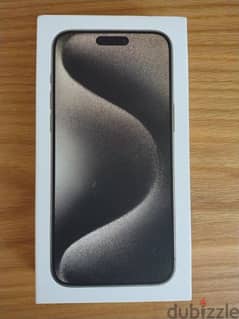 Iphone 15 pro max Natural Titanium