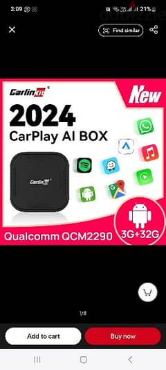 carlinkit new 2024 android 11 3 gb. 32 gb