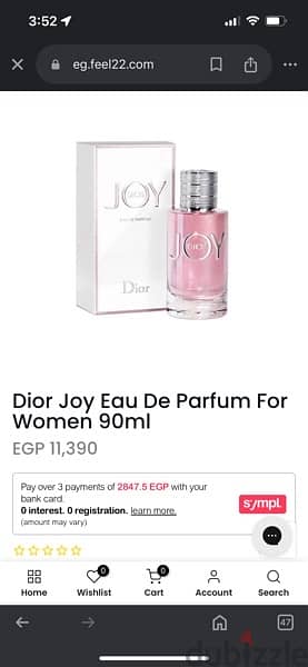 Dior Joy Eau De Parfum 90ml 3