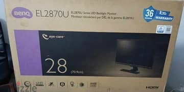 بسعر لقطه شاشه 4K مقاس 28بوصه استخدام شهر