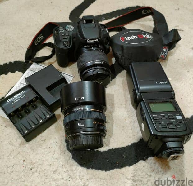 Full package with canon 200d 3