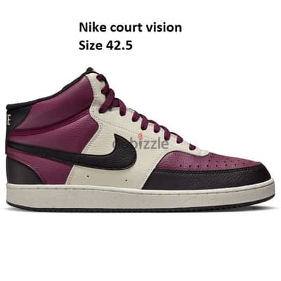 Nike court vision sneakers حذاء نايكي سنيكرز كوتشي