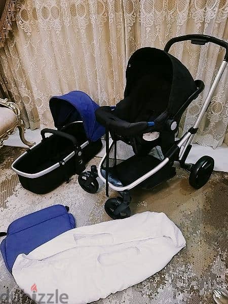 طقم ماذركير اكسبديور استيراد الخارج - Mothercare Xpedior Travel System 1