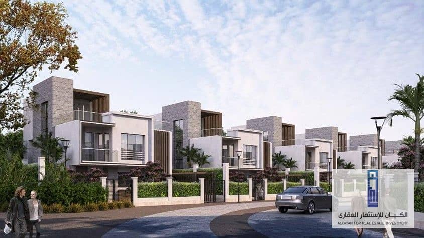 Opportunity in installments over 15 years. . 270 sqm independent villa for sale in New Zayed, Park Valley 2