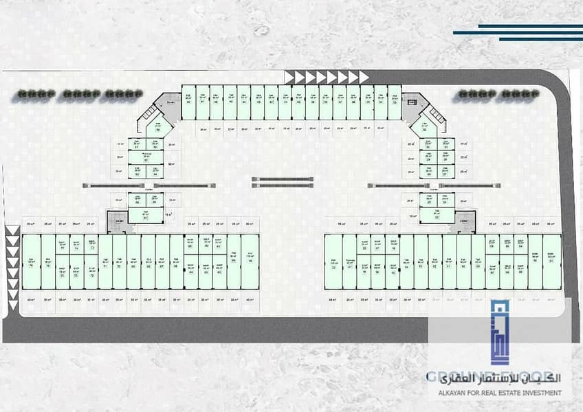 قسط براحتك  على 10 سنين. . عيادة 30 م للبيع فى 6 اكتوبر بمول بارك يارد Park Yard Mall 4