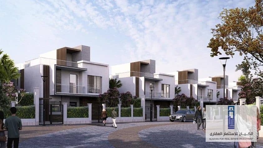 Opportunity in installments over 15 years. . Independent villa of 245 square meters for sale in New Zayed, Park Valley 6