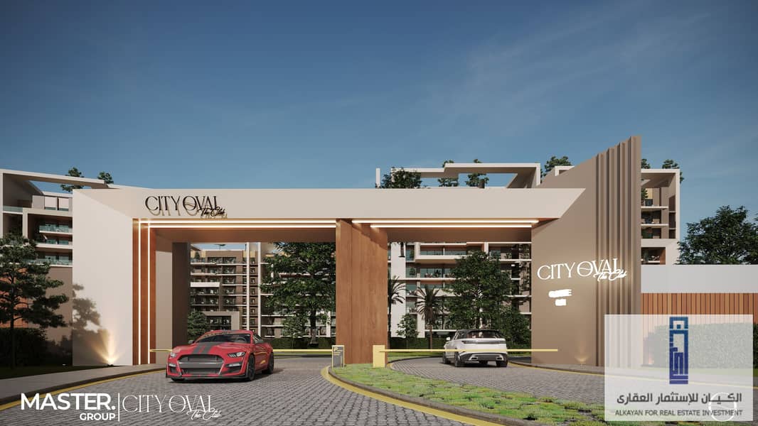 على 10 سنين تقسيط/ خصم 28%. . شقة 199م للبيع فى العاصمة بـ كمبوند سيتى اوفال City Oval New Capital 1