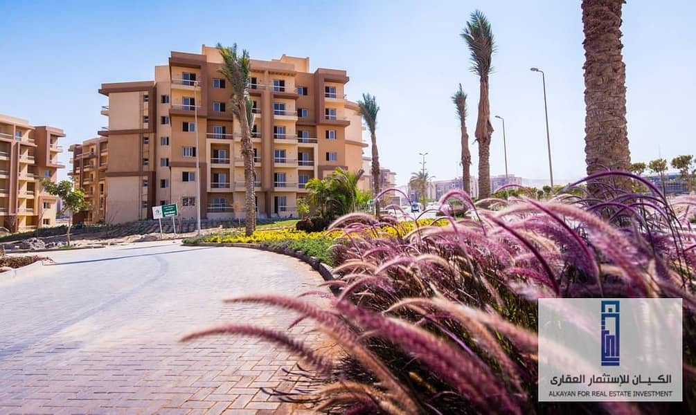 Apartment 140 m garden view with installments for 10 years in 6th of October River Residence Compound 4