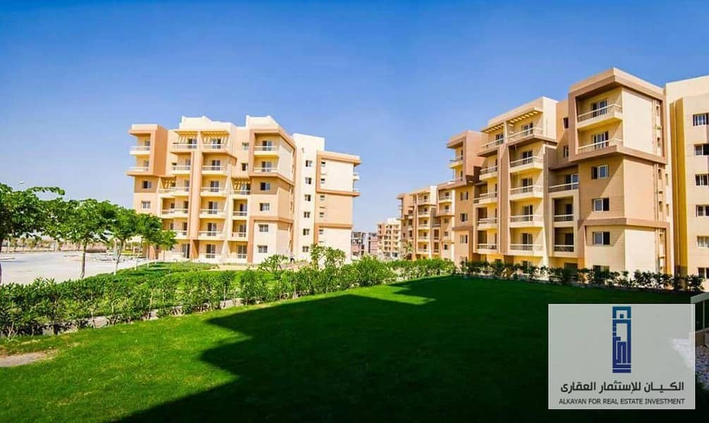 Apartment 140 m garden view with installments for 10 years in 6th of October River Residence Compound 7