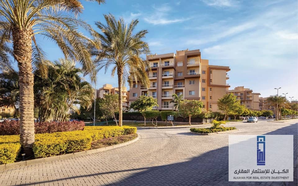 Apartment 140 m garden view with installments for 10 years in 6th of October River Residence Compound 9