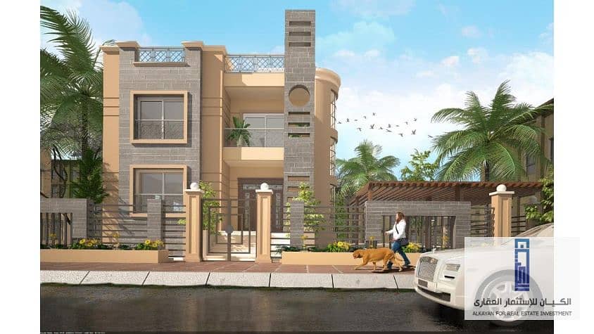 Immediate receipt at a competitive price, a 6-room independent villa in installments in Sheikh Zayed "Green Ciry" 2