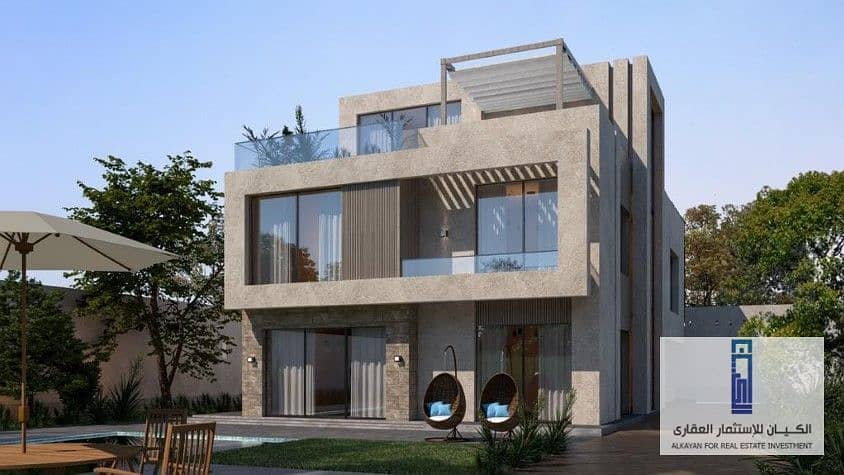 10-year installments to own a standalone villa with a 210-meter garden in Park Valley Compound, Sheikh Zayed 1