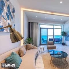 Fully finished sea view apartment for sale in installments in the Latin Quarter, New Alamein, North Coast, in installments for 12 years for a limited 0