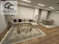 Apartment for sale, furnished and rented for one year, with distinctive finishing, in Sodic Sheikh Zayed, Beverly Hills, 179 square meters, and g 0