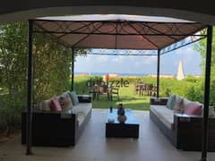 Chalet 120m with garden Fully finished in La vista ras el hikma Kilo 205  VERY PRIME LOCATION  pool and sea view 0