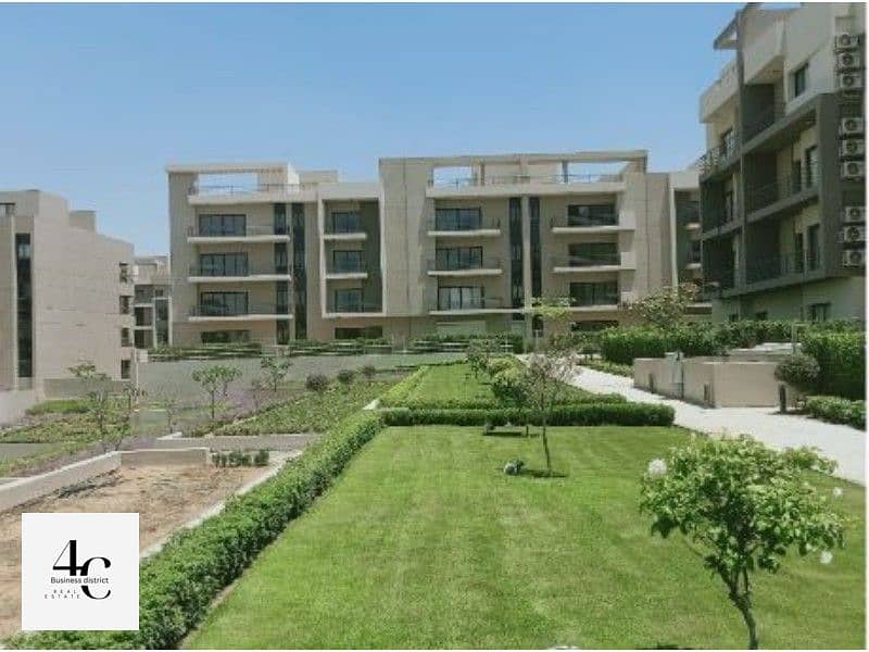 Apartment 185m with garden 120m for sale, Delivery soon, fully finished with air conditioners 3 bedrooms in Al Marasem Fifth Square Fifth Settlement 4