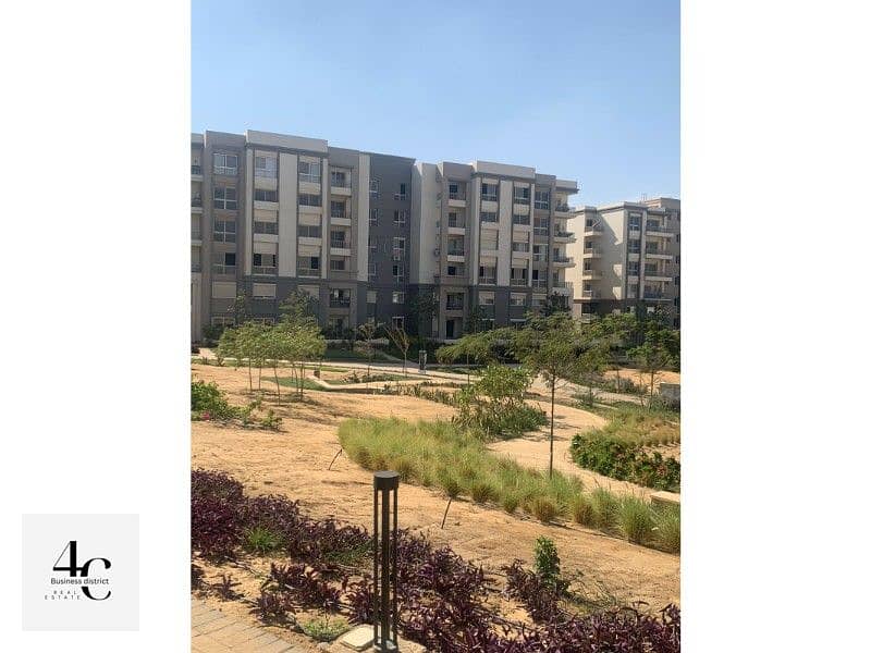 Apartment145m garden52m with down payment and installments at lowest price view landscape in compound hyde park 7