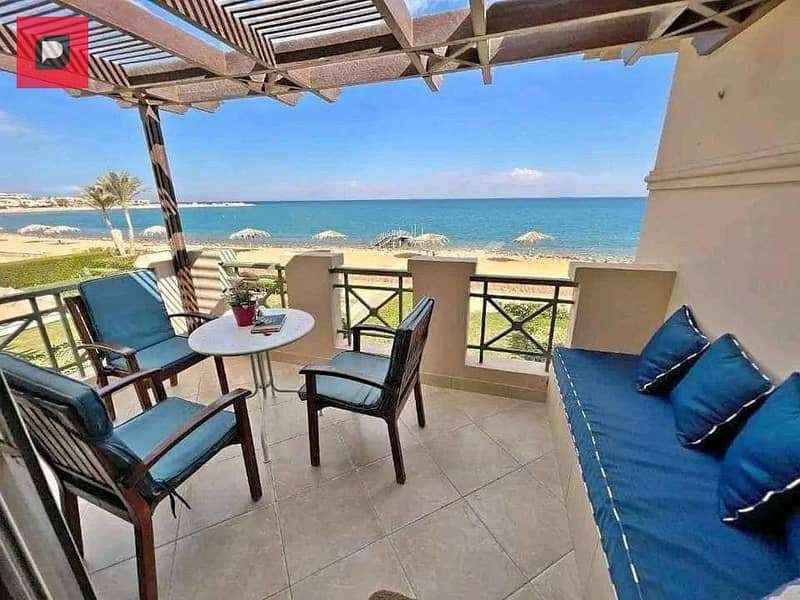 Villa for sale directly on the sea The best location in Ain Sokhna, Telal Village, minutes from Porto | Area 162 m  with installments 5