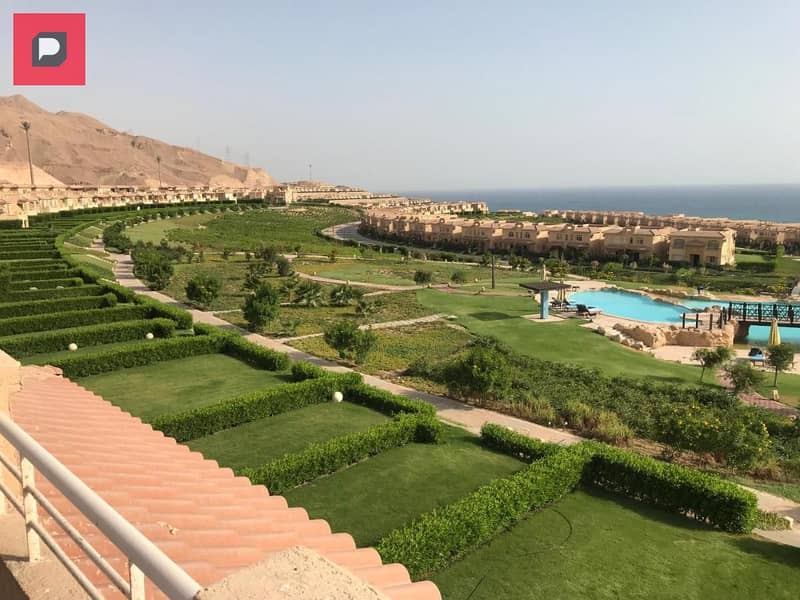 Villa for sale in installments in Telal Ain Sokhna Fully finished directly on the sea 5 minutes from Porto Sokhna | Distinctive location on the view 2 8