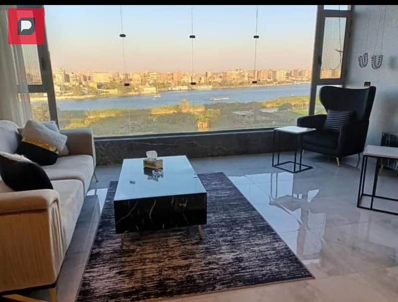 3 bedroom apartment directly on the Nile for sale, immediate delivery in Maadi Corniche, in installments 7