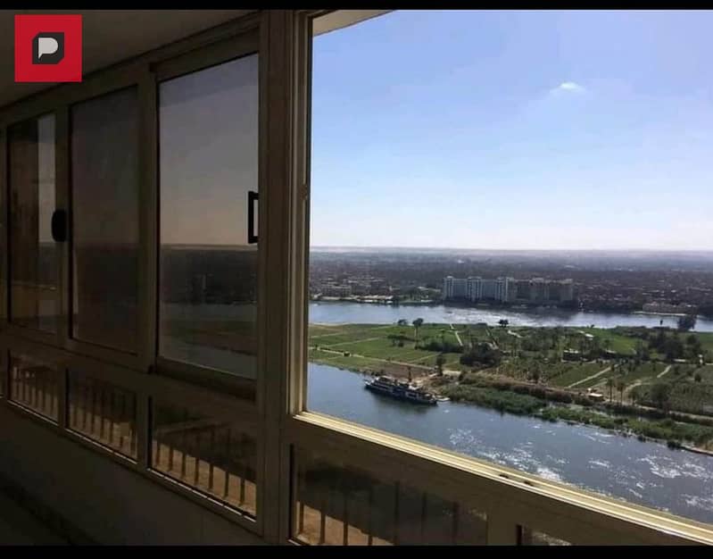 3 bedroom apartment directly on the Nile for sale, immediate delivery in Maadi Corniche, in installments 8