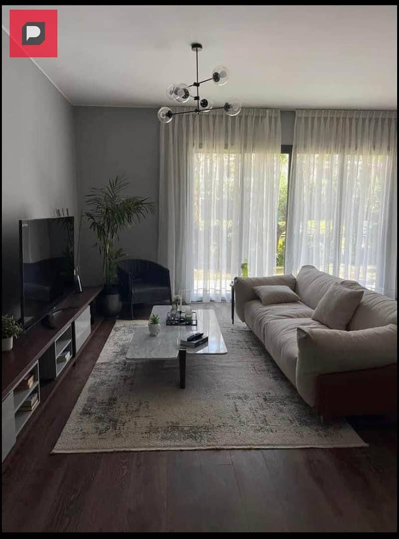 3 bedroom apartment ready to move for sale in Creek Town Compound in New Cairo, near the Fifth Settlement and the American University 5